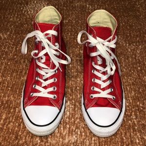 Red High-Top Converse